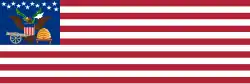 Reconstruction of a flag, as described in contemporary newspapers