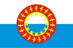 Flag of Zapolyarny District