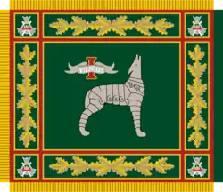 Flag of the "Iron Wolf" Mechanized Infantry Brigade of Lithuania