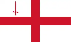 Flag of the City of London, United Kingdom