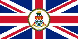 Standard of the governor of the Cayman Islands