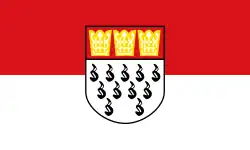 Flag of Cologne, Germany
