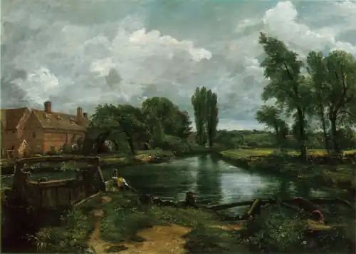 Flatford Mill from the Lock, 1812. Private collection