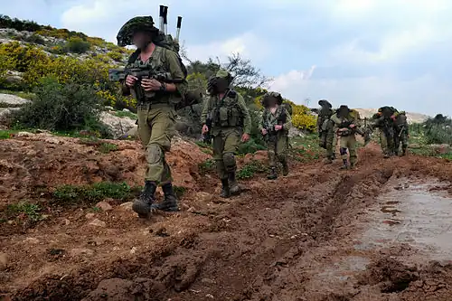 Egoz soldiers during final test