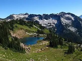 Florence Lake and Grindstone Mountain