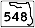 State Road 548 marker