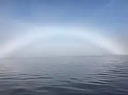 Fogbow in the Gulf of Mexico/Suwannee River, John Donaldson, 19 Dec 2017