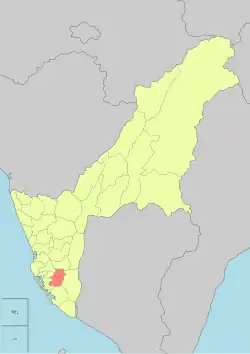 Location of Fongshan District