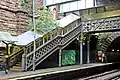 The footbridge.