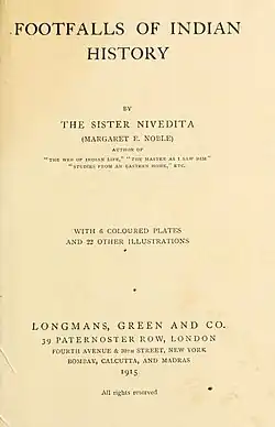 Footfalls of Indian History title page