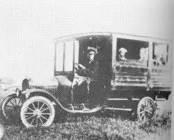 Ford TT used as a bus in Skanör, Sweden in 1920