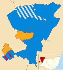 2011 results map