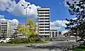 Building during demolition, April 4, 2025