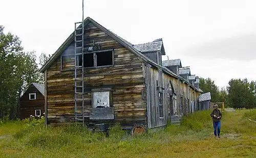 Former dormitory at Pilgrim Hot Springs