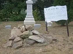 Old Fort Pearsall historical marker