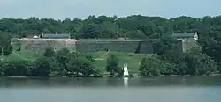 Fort Washington, seen from across the Potomac River.