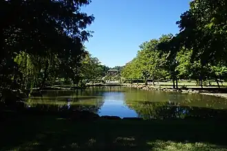 Pond and Rose Ramp