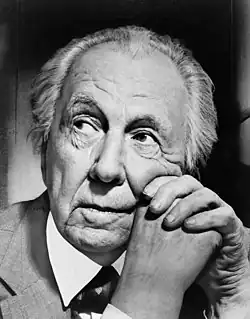 A 1954 portrait of the architect Frank Lloyd Wright