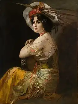 Friedrich August von Kaulbach, "Rosario Guerrero as Carmen" (circa 1908)