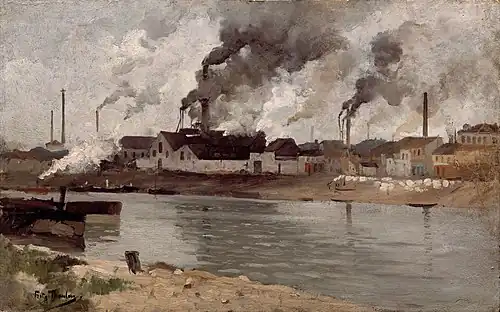 Factories in Ivry 1883