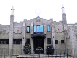 Jamea Masjid in Preston, known for its architectural design