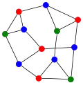 The chromatic number of the Frucht graph is&nbsp;3.