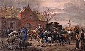 Inn in Halland, 1863