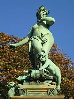 Galatea at the head of the Galatea water well&nbsp;[de], Stuttgart