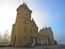 Disused imperial Chambrey station.