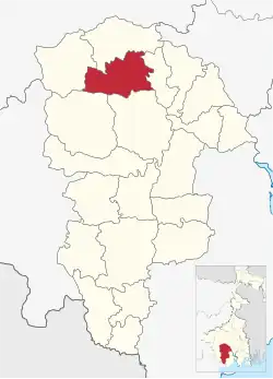 Location of Garhbeta III