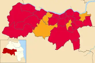 2021 results map