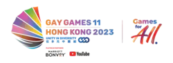 Gay Games 11 Hong Kong 2023 Logo — Games for All.