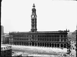 General Post Office, Sydney main facade (c. 1900); constructed 1866–1892