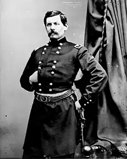 Image 28George B. McClellan, was an American soldier, Civil War Union general, civil engineer, railroad executive, and politician who served as the 24th governor of New Jersey. (from History of New Jersey)