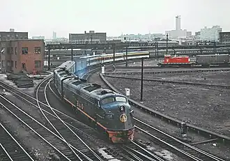 George Washington leaving St. Louis Union Station, 1967