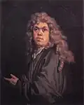 Self-portrait in the Uffizi Gallery
