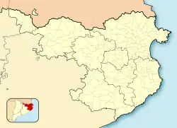 Prullans is located in Province of Girona