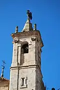 Giraldo on top of St. Francis Church bell Tower.