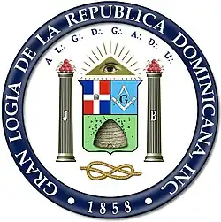 Emblem of the Grand Lodge of the Dominican Republic