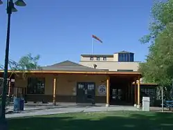 Different view of the Thunderbird Control Tower.