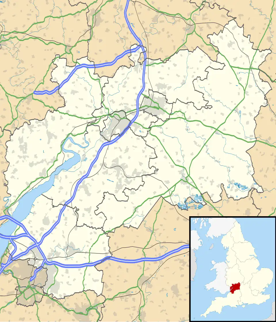 Siston is located in Gloucestershire