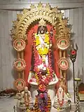 Goddess Kali of Ahmedabad Kali Bari (December 2019)