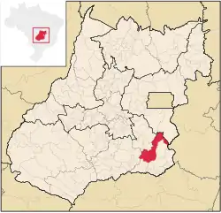 Location in Goiás state