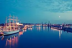 Gothenburg seen by night