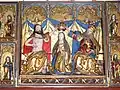 Swedish 15th-century altarpiece, carved and painted wood (Källunge Church)