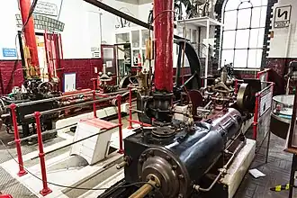 A working pair of original Marshall steam engines, which are Grade II listed