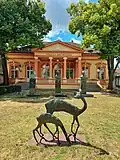 Two chamois, National Library, Sombor