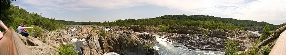 Great Falls panorama from Virginia