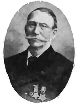 Medal of Honor winner M. R. William Grebe