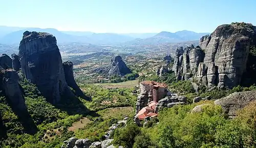 The Rousanou, the Nikolaos and the Grand Metereon monasteries